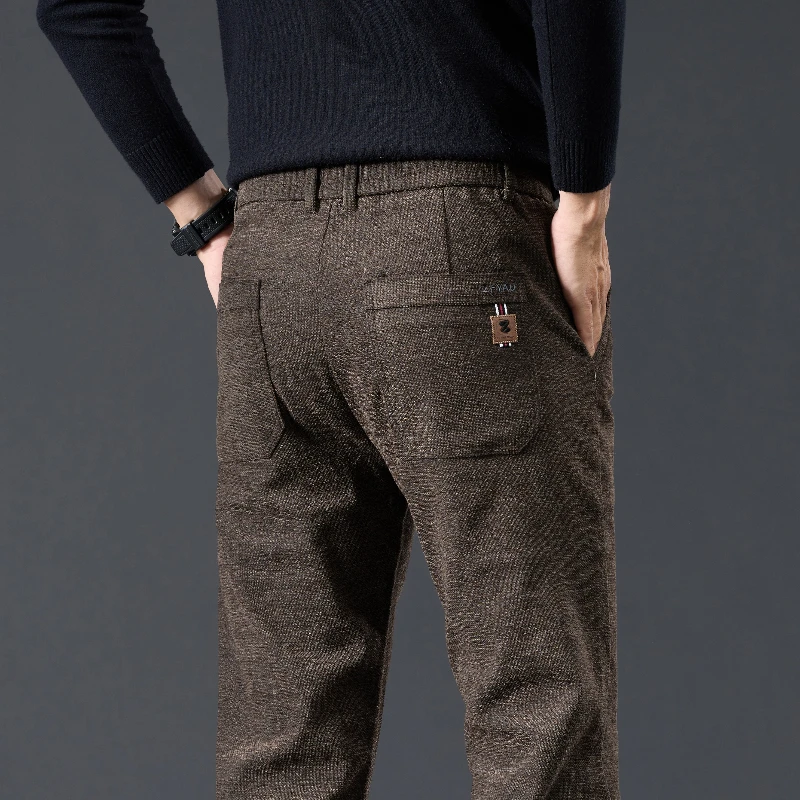 2025 Korean New Autumn Men's Thick Casual Pants Elastic Waist Fashionable Chenille Straight Business Casual Small Feet Trousers
2025 Korean New Autumn Men's Thick Casual Pants Elastic Waist Fashionable Chenille Straight Business Casual Small Feet Trousers