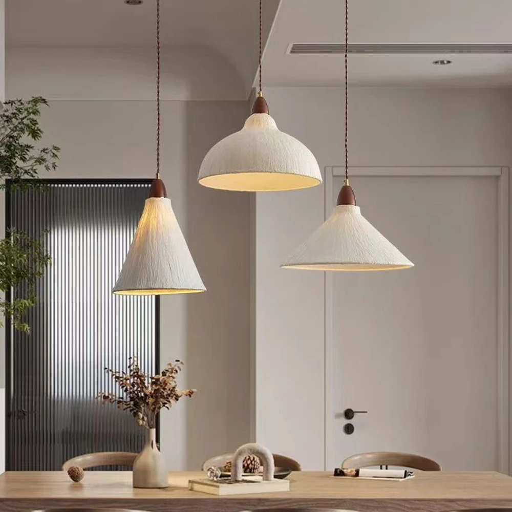 Eco-friendly Rice Paper Pendant Lamp Handmade Rice Paper Ceiling Light Dining Room Bedroom Wabi-sabi Style Home Decoration
Eco-friendly Rice Paper Pendant Lamp Handmade Rice Paper Ceiling Light Dining Room Bedroom Wabi-sabi Style Home Decoration