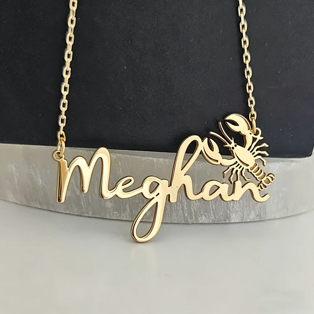 Custom Name Lobster Necklace Women Child Summer Vacation Jewelry Stainless Steel Personalized Nameplate Marine Animals Necklace
Custom Name Lobster Necklace Women Child Summer Vacation Jewelry Stainless Steel Personalized Nameplate Marine Animals Necklace