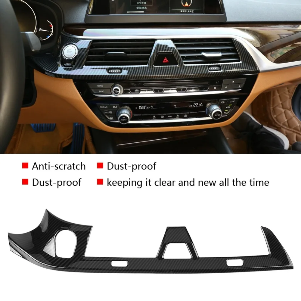 Carbon Fiber Style Car Console Air Condition Outlet Vent Cover Trim decoration for BMW 5 Series G30 2017-2018
Carbon Fiber Style Car Console Air Condition Outlet Vent Cover Trim decoration for BMW 5 Series G30 2017-2018