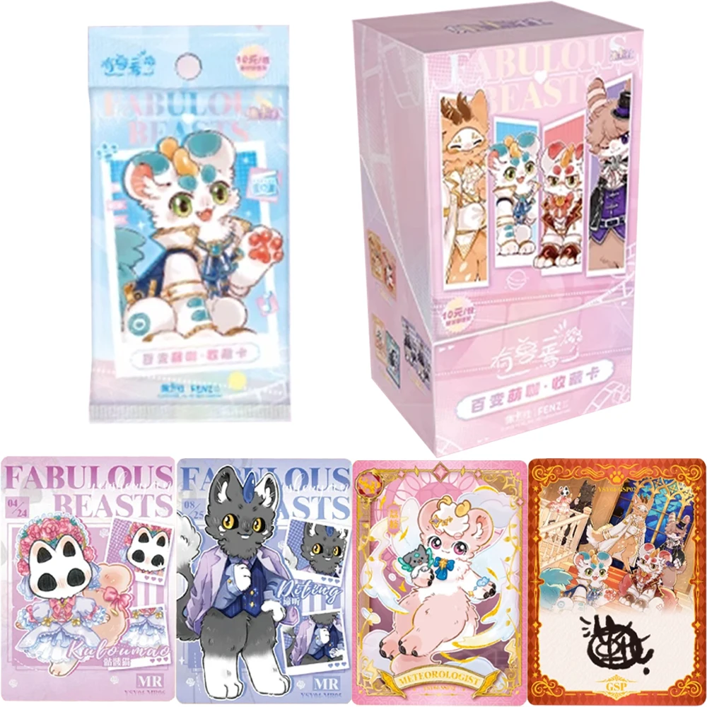 Original Fabulous Beasts Cards Variety Cute Series Bizarre Adventure Cute Animation Highlight Collection Cards Games Toys Gifts
Original Fabulous Beasts Cards Variety Cute Series Bizarre Adventure Cute Animation Highlight Collection Cards Games Toys Gifts