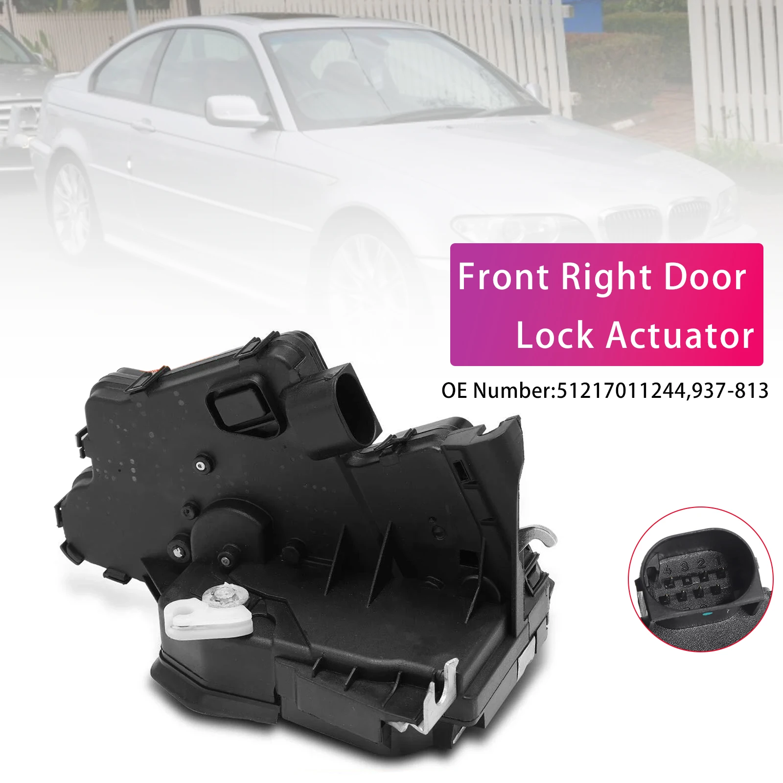 Areyourshop Right Door Lock Actuator 51217011244 for BMW 3 Series E46 Sedan/Touring
Areyourshop Right Door Lock Actuator 51217011244 for BMW 3 Series E46 Sedan/Touring