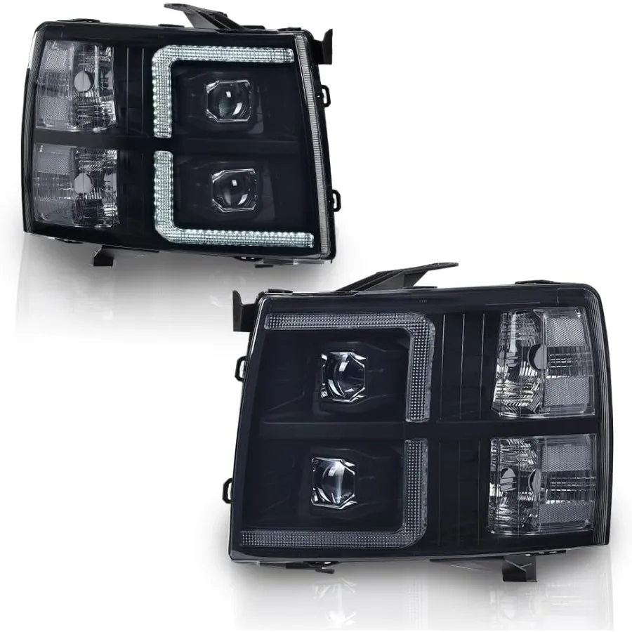 Светодиодные трубки с двойным проектором в сборе с лампами, совместимые с Chevy Silverado 1500 2007-2013, Chevy Silverado 2500 3500 и
Светодиодные трубки с двойным проектором в сборе с лампами, совместимые с Chevy Silverado 1500 2007-2013, Chevy Silverado 2500 3500 и