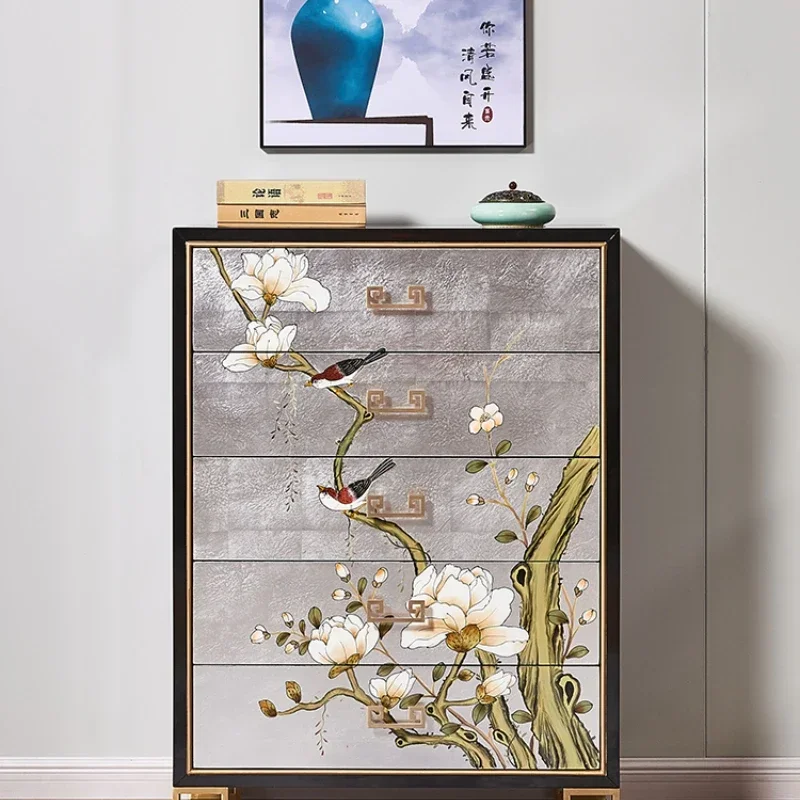 Storage Side Cabinet Bedroom Drawer beside TV Storage Hand Painted Curio Cabinet
Storage Side Cabinet Bedroom Drawer beside TV Storage Hand Painted Curio Cabinet