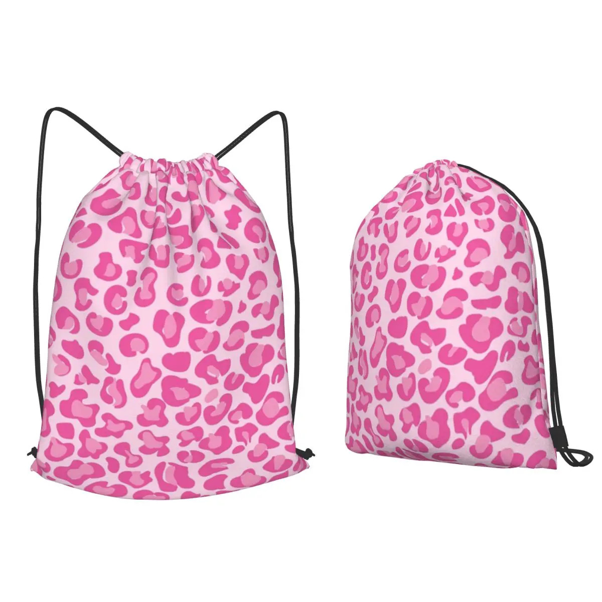 Pink Leopard Print Backpacks Casual Drawstring Bags Sundries Bag Book Bags for Man Woman Students
Pink Leopard Print Backpacks Casual Drawstring Bags Sundries Bag Book Bags for Man Woman Students