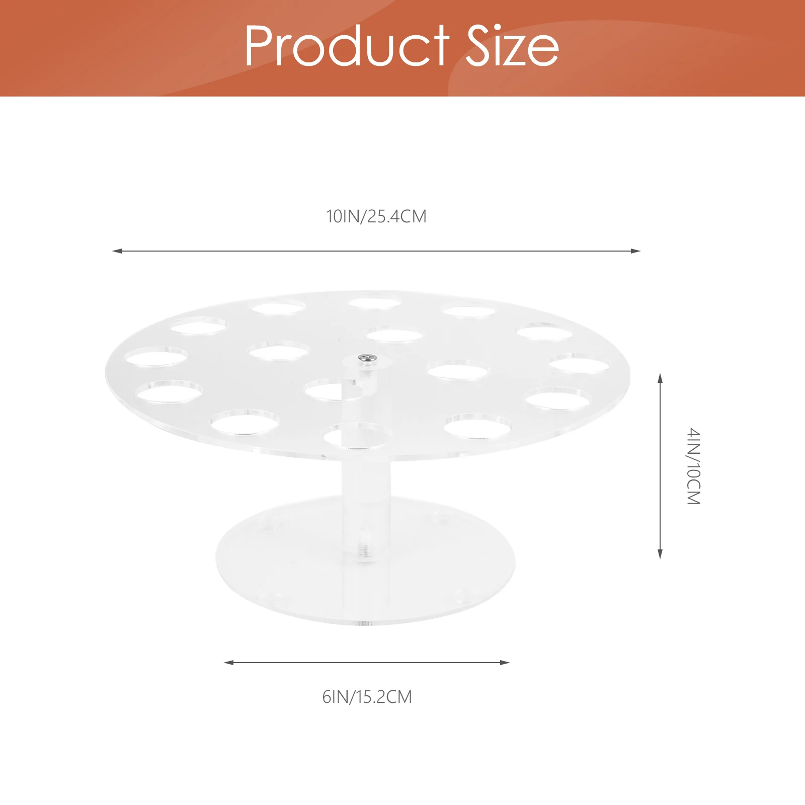 Ice Cream Display Stand Sushi Holder For Cone Multi-Holes Rack Transparent Acrylic Storage Rack Desktop Bracket Simple Style
Ice Cream Display Stand Sushi Holder For Cone Multi-Holes Rack Transparent Acrylic Storage Rack Desktop Bracket Simple Style