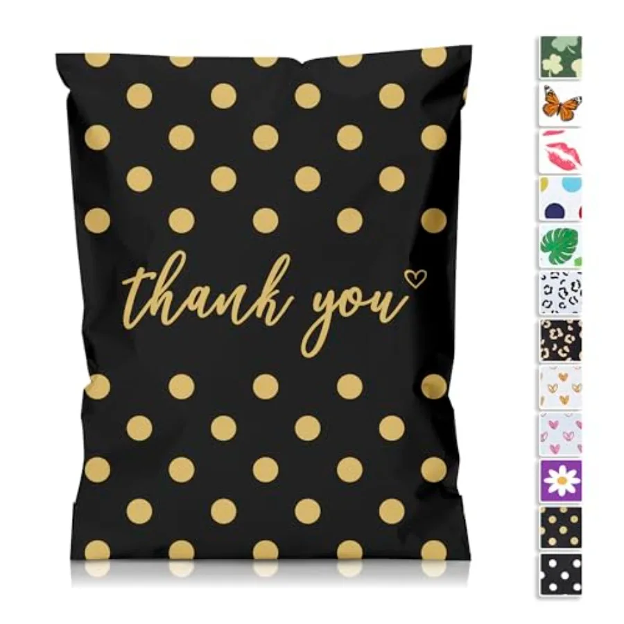 Thank You Poly Mailer 10x13 25 Pack - Shipping Bags for Clothing, Strong Thick and Self Adhesive Shipping Envelopes - Cute Pack
Thank You Poly Mailer 10x13 25 Pack - Shipping Bags for Clothing, Strong Thick and Self Adhesive Shipping Envelopes - Cute Pack