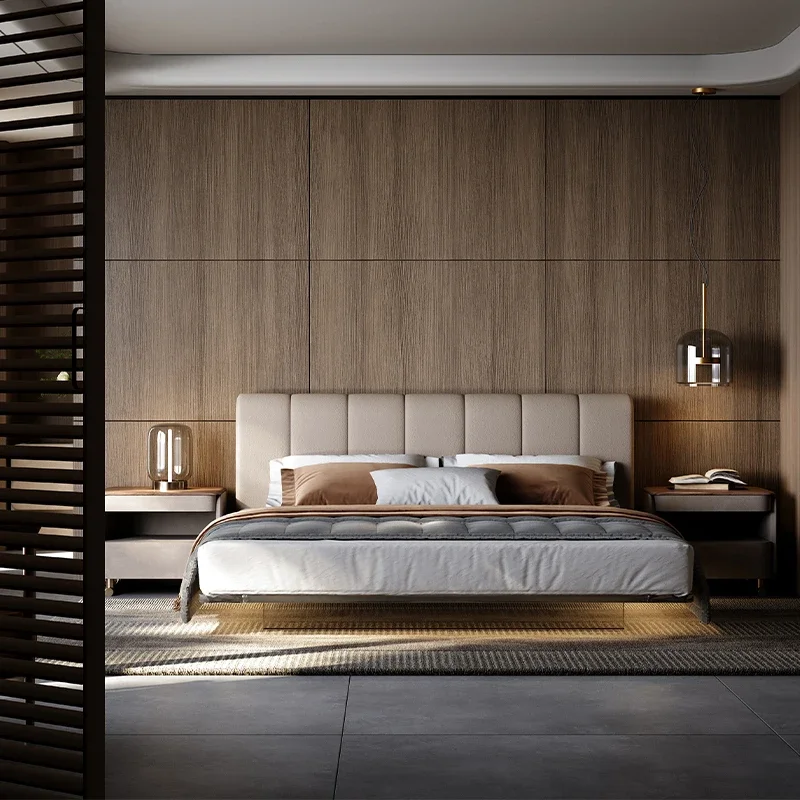 Modern Light Luxury Bed Designer European High Quality Double Design Bedroom Bed Fashion Unusual Adult Muebles Home Furniture
Modern Light Luxury Bed Designer European High Quality Double Design Bedroom Bed Fashion Unusual Adult Muebles Home Furniture