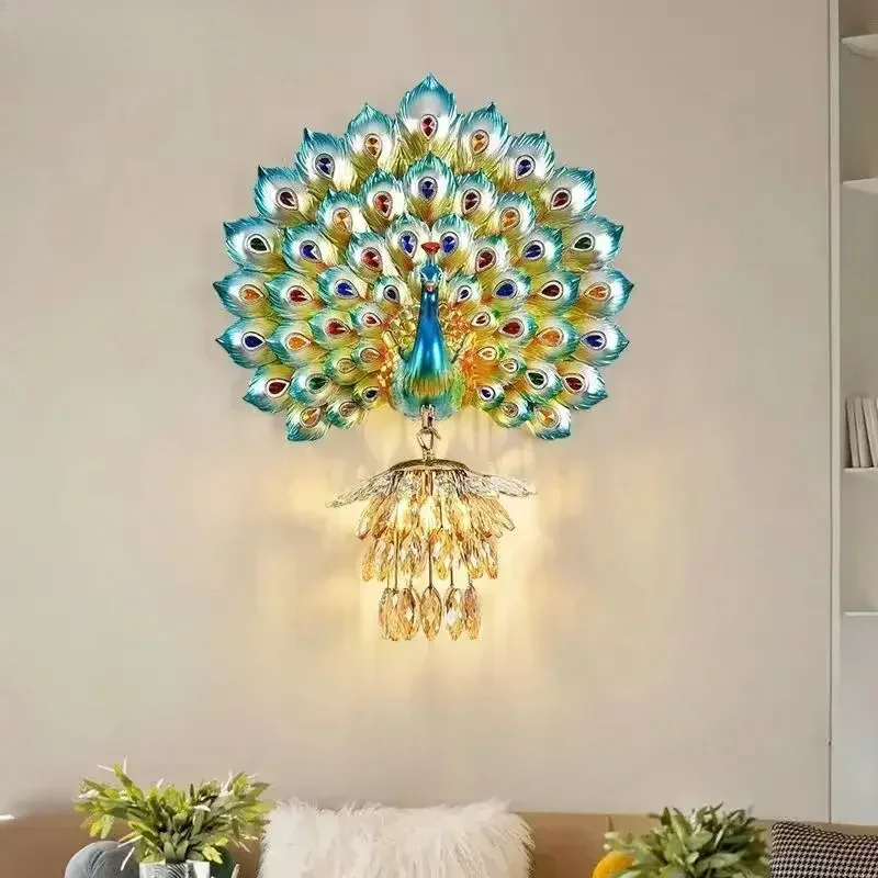 Contemporary Peacock Wall Lamps Personalized Creative Living Dining Room Bedroom Hallway Aisle Cafe Decoration Light Luminaires
Contemporary Peacock Wall Lamps Personalized Creative Living Dining Room Bedroom Hallway Aisle Cafe Decoration Light Luminaires