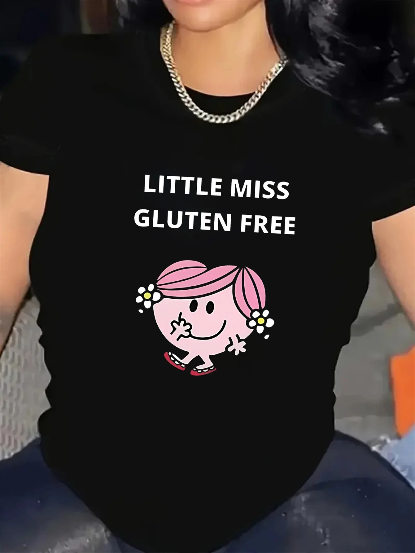 Cartoon T-Shirt Casual Crew Neck All Seasons Top Women's Harajuku Sleeve Casual
Cartoon T-Shirt Casual Crew Neck All Seasons Top Women's Harajuku Sleeve Casual