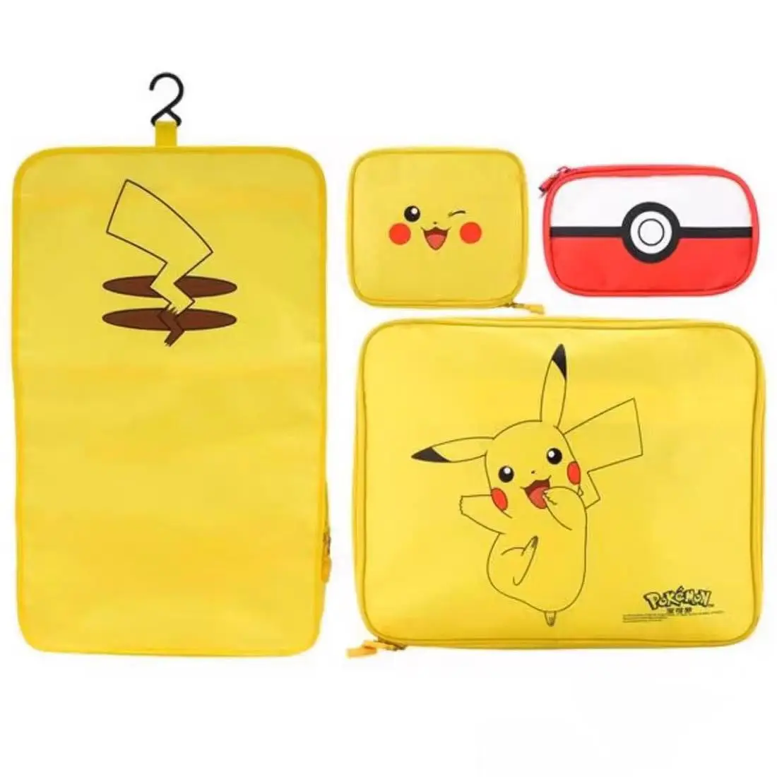 Japanese Style Cute Pikachu Travel Wash Storage Bag 4 Piece Set Luggage Clothes Shoes Sorting Organizer Bags Lovely Design
Japanese Style Cute Pikachu Travel Wash Storage Bag 4 Piece Set Luggage Clothes Shoes Sorting Organizer Bags Lovely Design