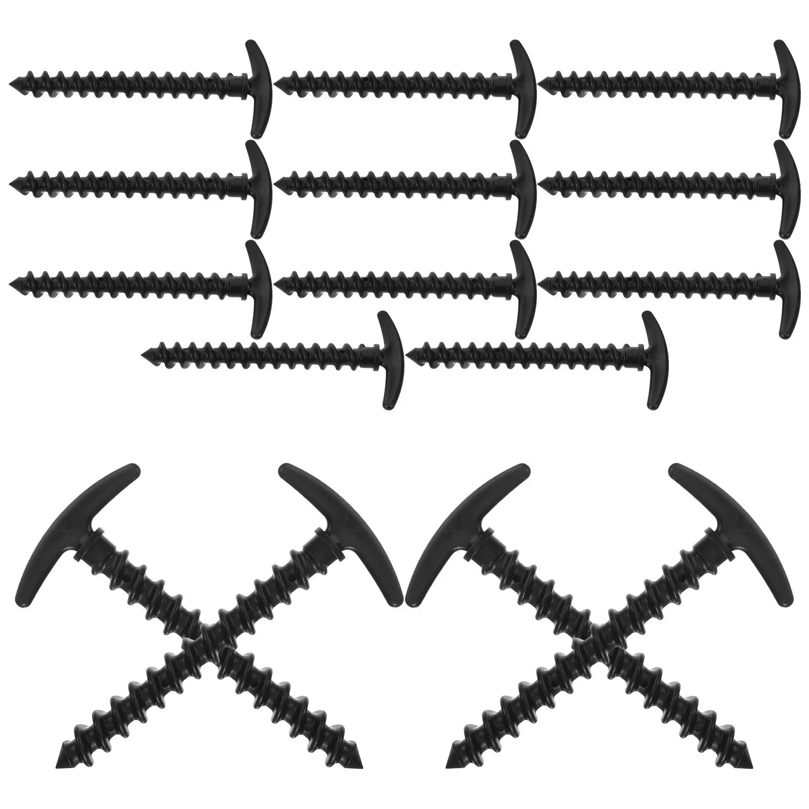 15Pcs Tent Stakes Camping Heavy Duty Plastic Tent Pegs for Tents Awnings Outdoor Ground Use Camping Stakes
15Pcs Tent Stakes Camping Heavy Duty Plastic Tent Pegs for Tents Awnings Outdoor Ground Use Camping Stakes