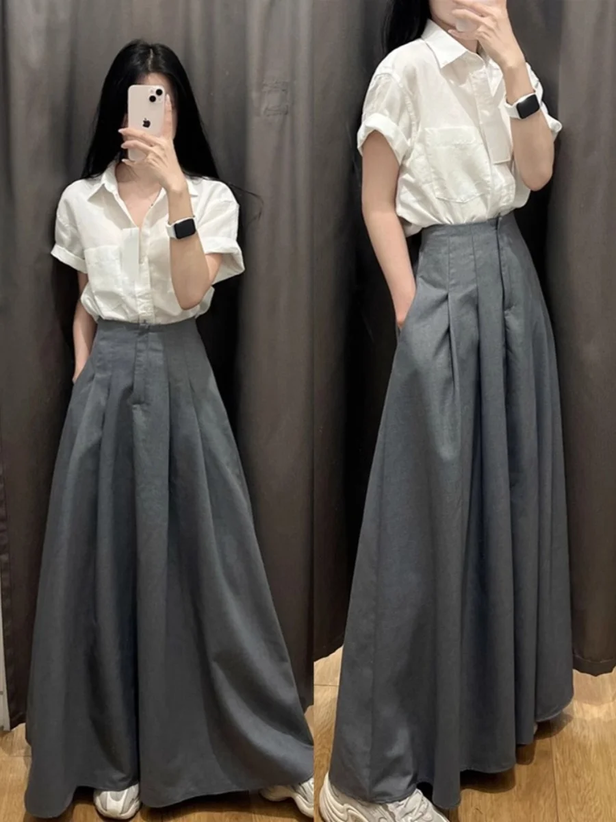 Salt Series M Mature Sle Set Summer Large Size MM ort Sve irt Wide Leg Pants Skirt Faion High End Profional Two...
Salt Series M Mature Sle Set Summer Large Size MM ort Sve irt Wide Leg Pants Skirt Faion High End Profional Two...