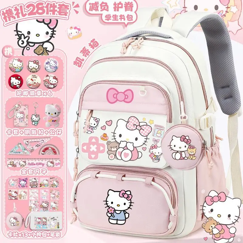 Hello Kitty Cartoon Print Schoolbag Girl Cute Good-Looking Lightweight Backpack Student Reduce Burdens Backpack Student Gifts
Hello Kitty Cartoon Print Schoolbag Girl Cute Good-Looking Lightweight Backpack Student Reduce Burdens Backpack Student Gifts