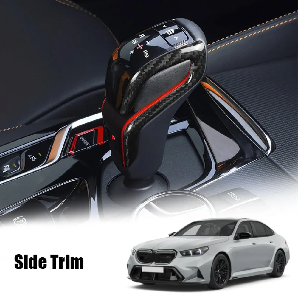 Car Shift Gear Knob Trim Real Dry Carbon Fiber Cover For BMW F90 M5 F97 X3M F98 X4M 2019-2024 Car Retrofitting Accessories
Car Shift Gear Knob Trim Real Dry Carbon Fiber Cover For BMW F90 M5 F97 X3M F98 X4M 2019-2024 Car Retrofitting Accessories