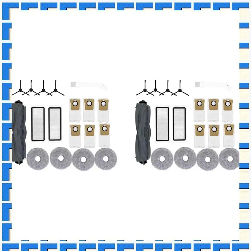 ABNG 2 комплекта аксессуаров для пылесоса Dreame L20 Ultra/L30 Ultra, основная боковая щетка, фильтр Hepa, швабра, тканевые мешки для пыли, детали
ABNG 2 комплекта аксессуаров для пылесоса Dreame L20 Ultra/L30 Ultra, основная боковая щетка, фильтр Hepa, швабра, тканевые мешки для пыли, детали
