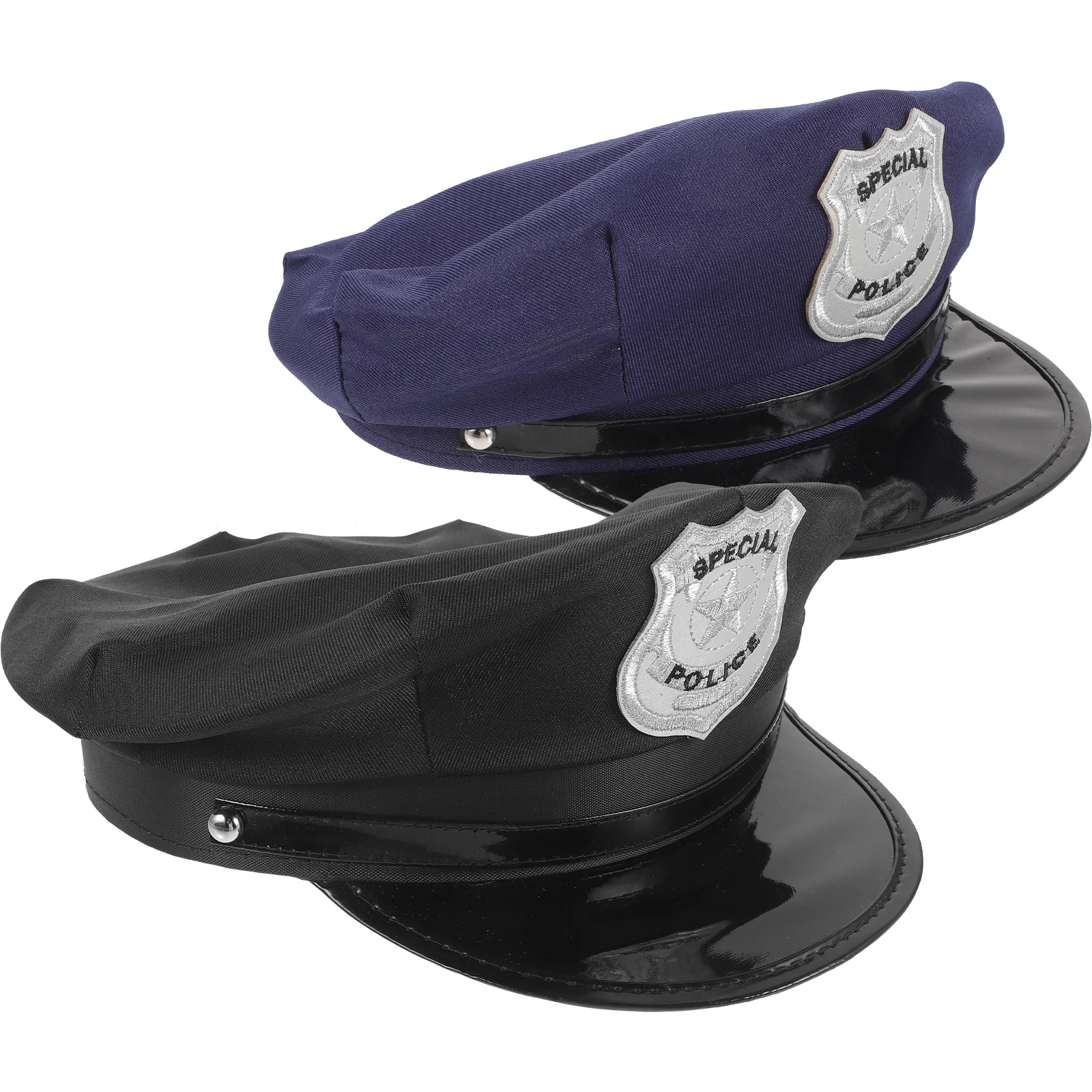 2 Pcs Police Hat For Twill Material Embroidered Unisex Adults Cop Hat Stage Performance Cap Costume Accessories Party Hats
2 Pcs Police Hat For Twill Material Embroidered Unisex Adults Cop Hat Stage Performance Cap Costume Accessories Party Hats