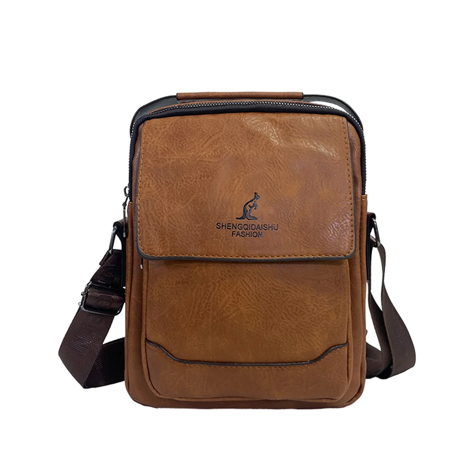 Men's Retro Pu Soft Leather Shoulder Bags Versatile Large-capacity High Quality Fashion Texture Commuter Bags Men Handbags
Men's Retro Pu Soft Leather Shoulder Bags Versatile Large-capacity High Quality Fashion Texture Commuter Bags Men Handbags
