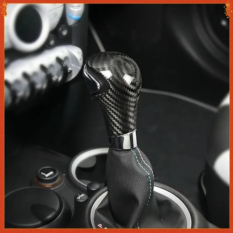 For Mini Cooper R55 R56 R57 R60 Real Dry Carbon Fiber Gear Shift Knob Head Cover Trim Panel Interior modification Accessories
For Mini Cooper R55 R56 R57 R60 Real Dry Carbon Fiber Gear Shift Knob Head Cover Trim Panel Interior modification Accessories