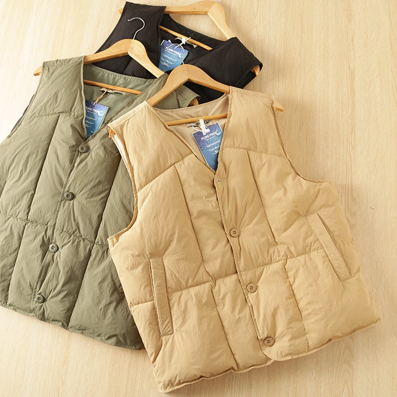 Warm Cotton Vest Men's Sleeveless V-Neck Single Button Autumn Winter Fashion Urban Style Standard Fit Daily Wear
Warm Cotton Vest Men's Sleeveless V-Neck Single Button Autumn Winter Fashion Urban Style Standard Fit Daily Wear