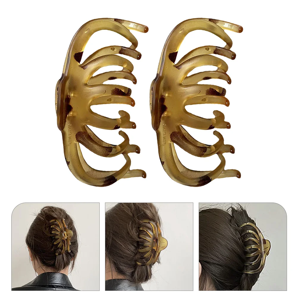 2Pcs Hair Claw Clips Women Large Barrette French Hairpin Black Clamps Durable Resin Plastic Fix Loose Hair Different Occasions
2Pcs Hair Claw Clips Women Large Barrette French Hairpin Black Clamps Durable Resin Plastic Fix Loose Hair Different Occasions