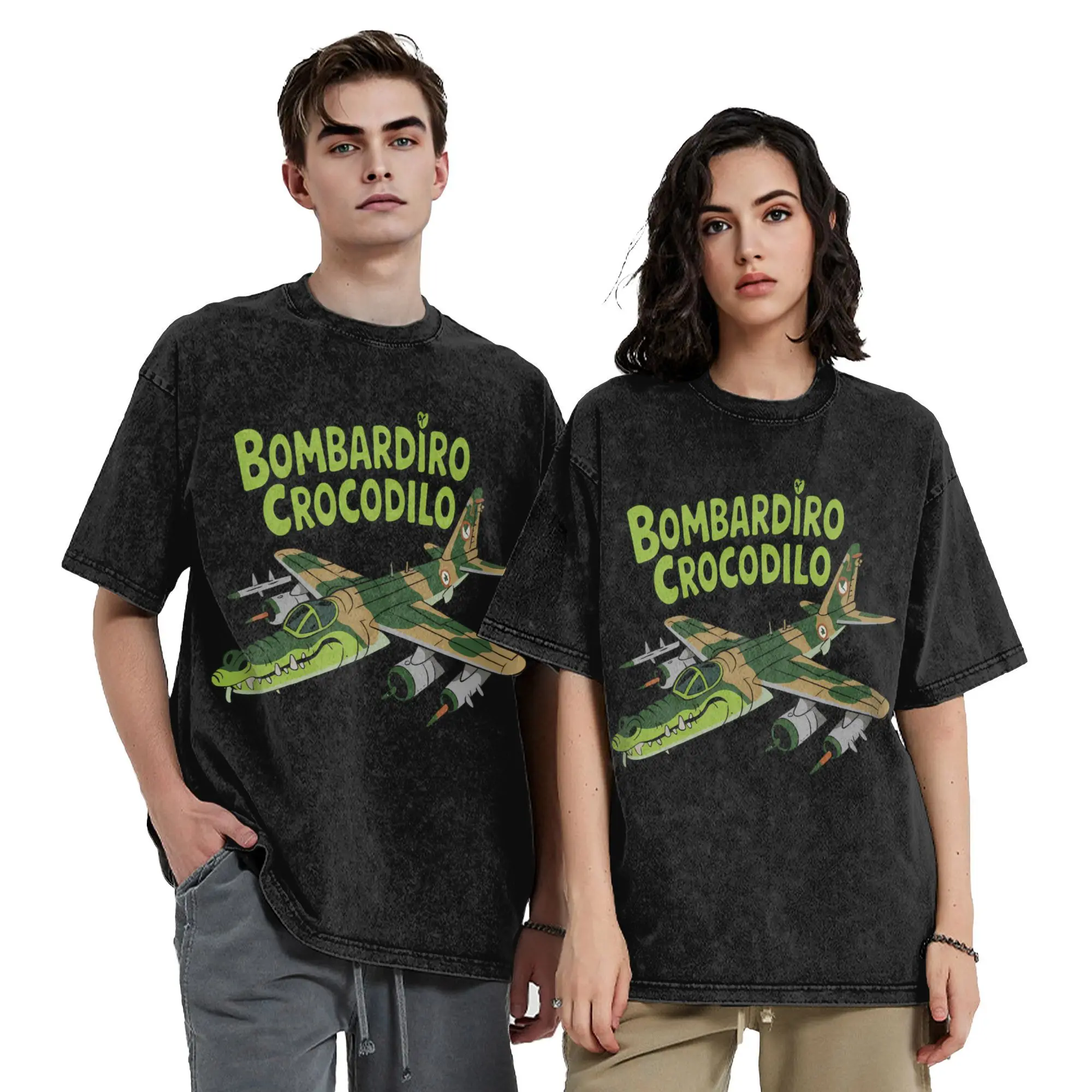 Винтажные потертые футболки A Plane Bombardiro Crocodilo, итальянский мем Brainrot, одежда из 100% хлопка, футболки с круглым вырезом, классические футболки
Винтажные потертые футболки A Plane Bombardiro Crocodilo, итальянский мем Brainrot, одежда из 100% хлопка, футболки с круглым вырезом, классические футболки