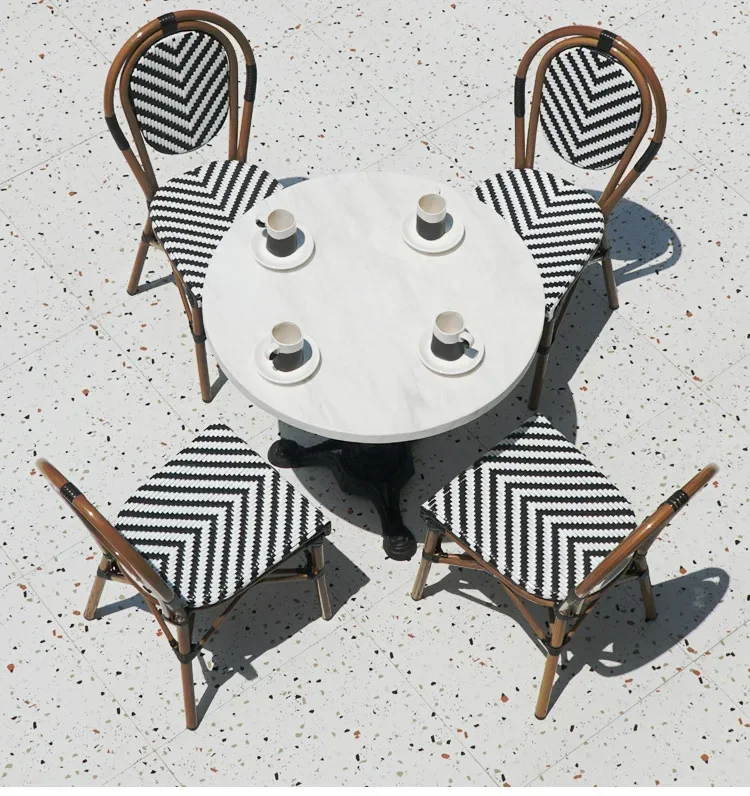 Wholesale Outdoor Chair Furniture Stackable PE Rattan Aluminum Tube Coffee Shop Garden Waterproof Chair and table set
Wholesale Outdoor Chair Furniture Stackable PE Rattan Aluminum Tube Coffee Shop Garden Waterproof Chair and table set