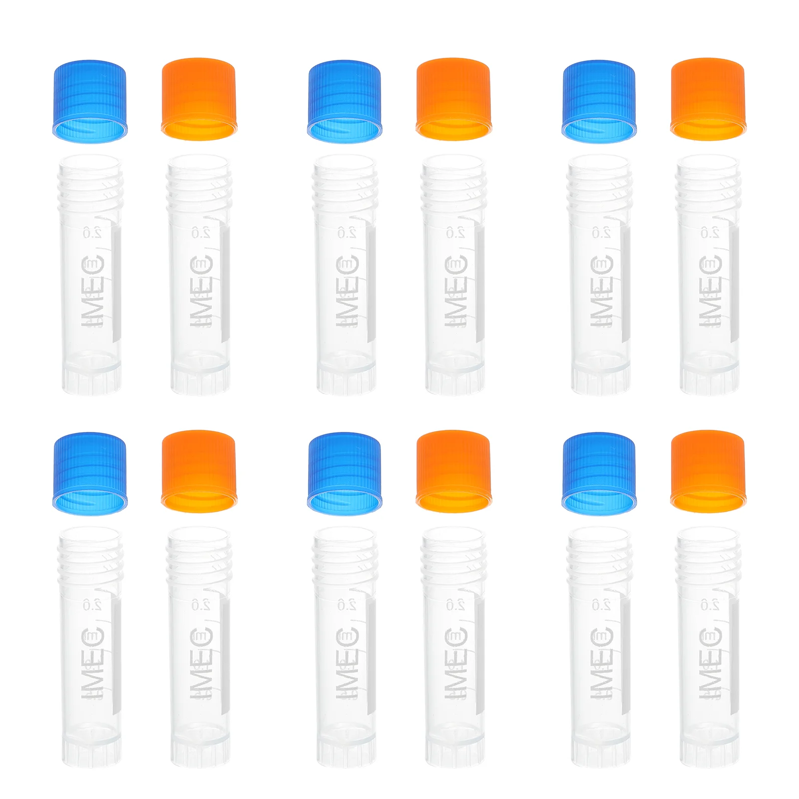 500 Pcs Cryovial Freezing Tubes Micro with Lids Graduated Liquid Container Centrifuge Plastic Test
500 Pcs Cryovial Freezing Tubes Micro with Lids Graduated Liquid Container Centrifuge Plastic Test