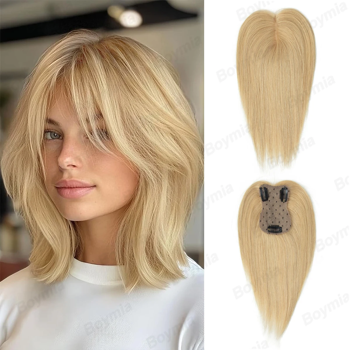 Human Hair Toppers With Clips Machine-Remy Hair Toppers For Woman Natural Topper Włosy For Thin Hair One Piece Toppers
Human Hair Toppers With Clips Machine-Remy Hair Toppers For Woman Natural Topper Włosy For Thin Hair One Piece Toppers