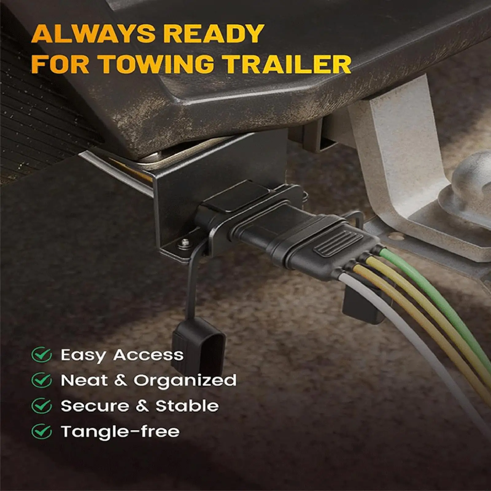 2x 4 Pins Trailer Wiring Harness Brackets Plug Connection Mount Heavy Duty 4 Way
2x 4 Pins Trailer Wiring Harness Brackets Plug Connection Mount Heavy Duty 4 Way