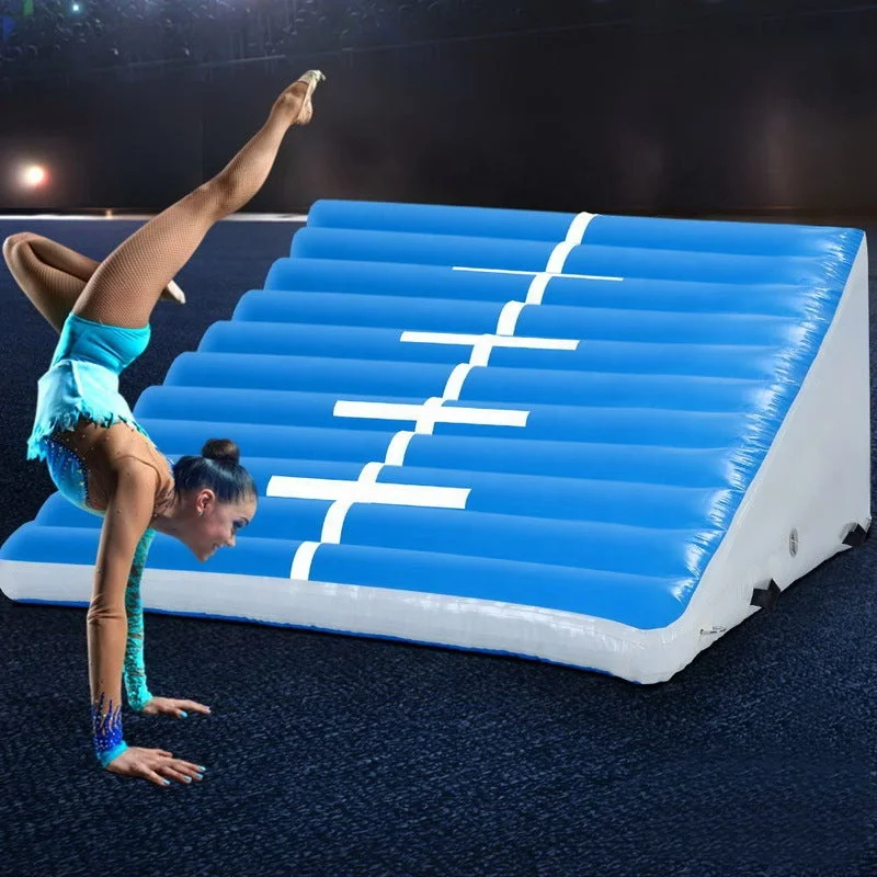 PVC Gymnastics Air Incline Triangle Ramp Mat, 2x2m Inflatable Air Training Mat for Tumbling, Stretching and Home Gym Practice
PVC Gymnastics Air Incline Triangle Ramp Mat, 2x2m Inflatable Air Training Mat for Tumbling, Stretching and Home Gym Practice