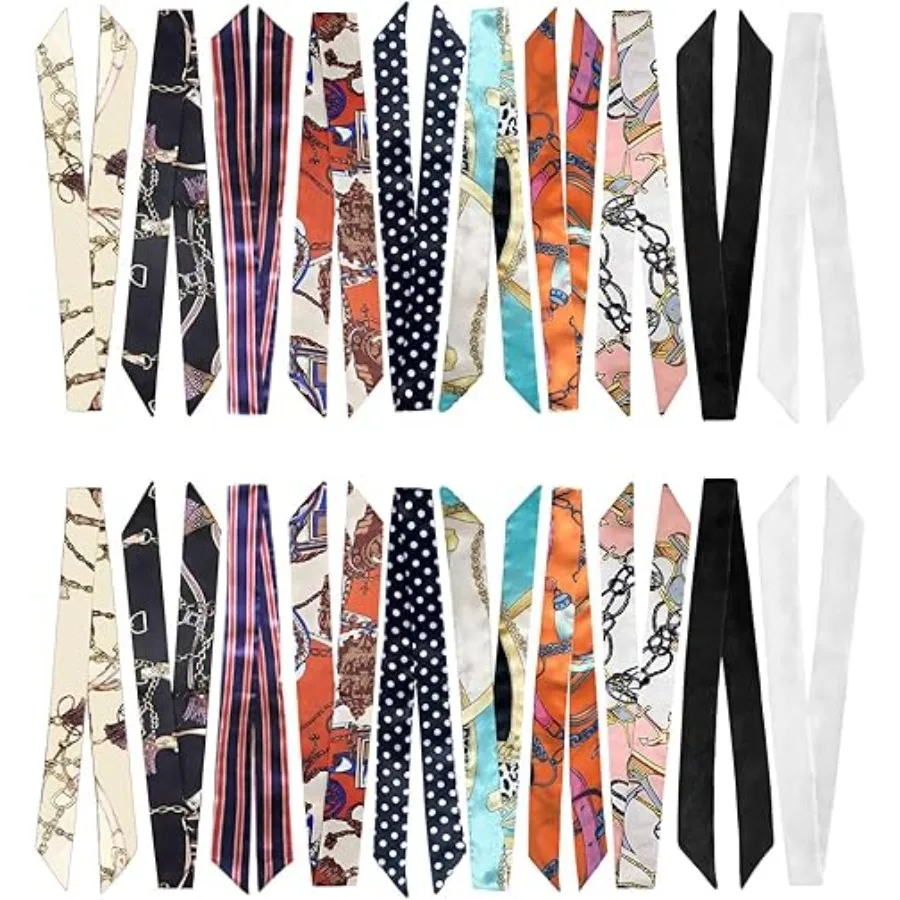 20Pack Scarf Bags for Women Handbag Scarfs Band Hair Neck Scarves Fashion Gifts, 20pcs Bright Scarf
20Pack Scarf Bags for Women Handbag Scarfs Band Hair Neck Scarves Fashion Gifts, 20pcs Bright Scarf
