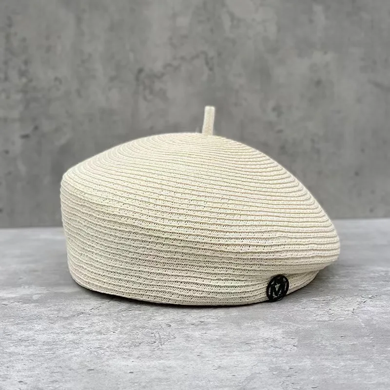 Fashion Summer Celebrity Elegant Stereotype Fine Straw Fedoras Letter Beret Women's Tourism Retro Casual Painter Hat Wholesale
Fashion Summer Celebrity Elegant Stereotype Fine Straw Fedoras Letter Beret Women's Tourism Retro Casual Painter Hat Wholesale