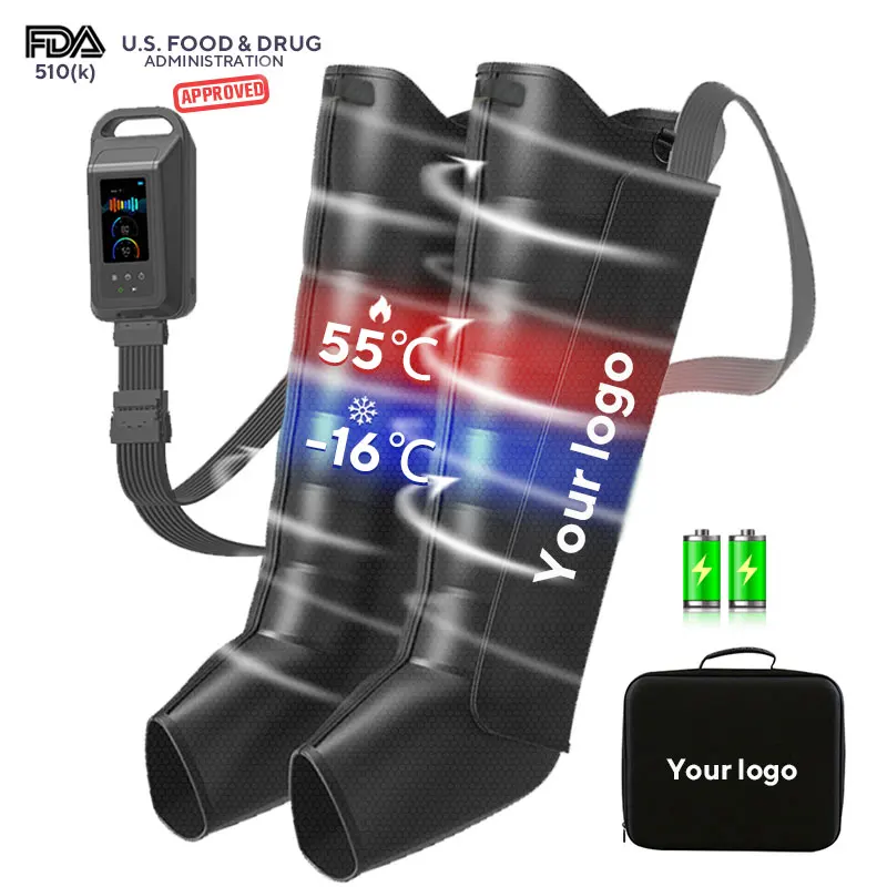8-Chamber Air Compression Boots with Heat & Cold Therapy, Adjustable Pressure & Rechargeable Design for Full-Leg Recovery
8-Chamber Air Compression Boots with Heat & Cold Therapy, Adjustable Pressure & Rechargeable Design for Full-Leg Recovery