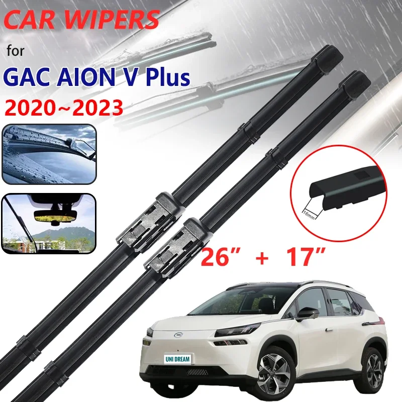 For GAC AION V Plus 2020 2021 2022 2023 2x Car Wiper Blades New Energy Cutter Front Windshield Frameless Wipers Car Accessories
For GAC AION V Plus 2020 2021 2022 2023 2x Car Wiper Blades New Energy Cutter Front Windshield Frameless Wipers Car Accessories