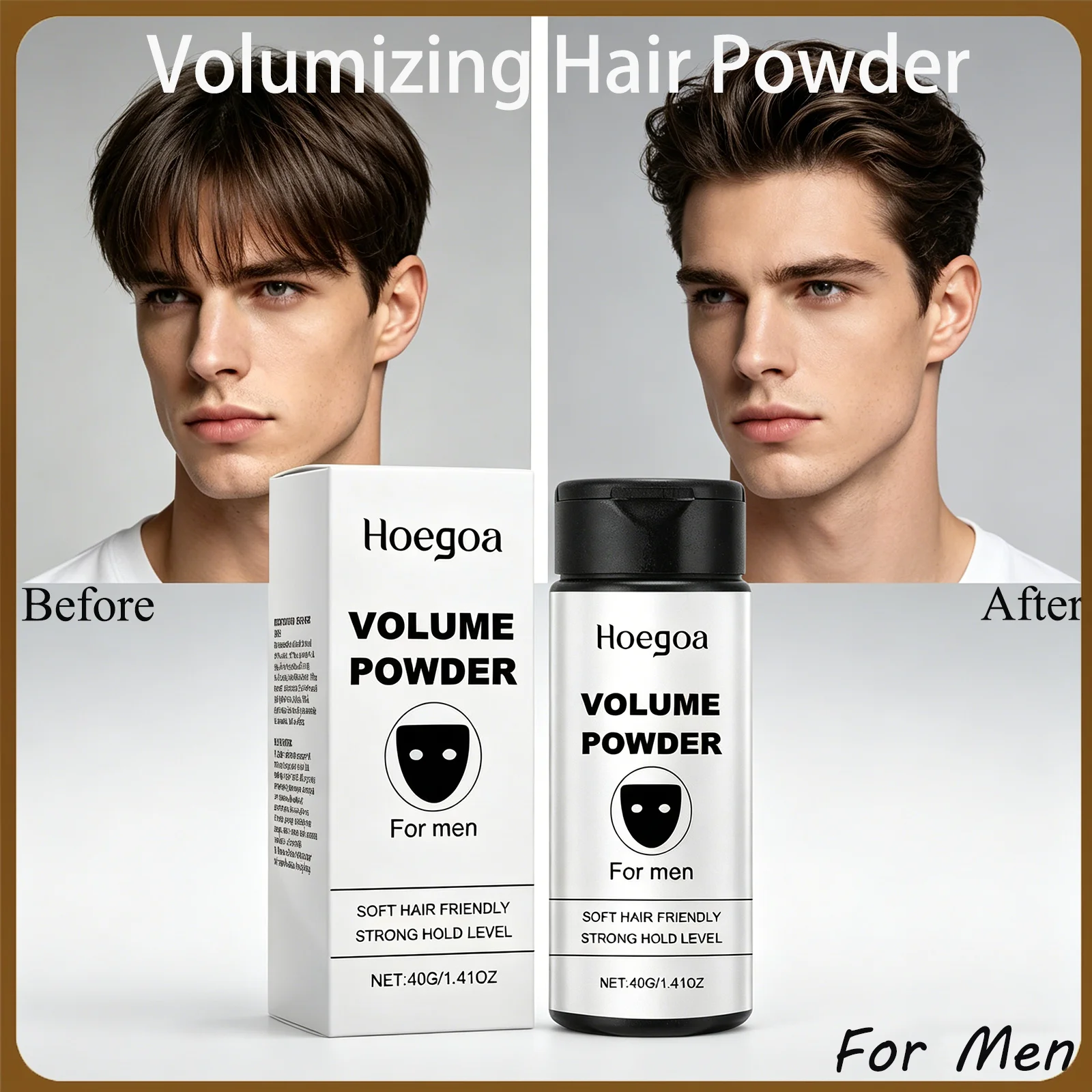 40G Volumizing Hair Powder For Men Long-Lasting Oil Control Fluffy Hair Styling Treatment Enhancer Salon Quality Volume Powder
40G Volumizing Hair Powder For Men Long-Lasting Oil Control Fluffy Hair Styling Treatment Enhancer Salon Quality Volume Powder