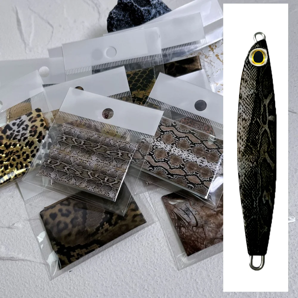 Transfer Paper Heat Transfer Hologram Foil for Fishing Lure Hard Bait Vintage Grasswood Leopard Texture Lure Heat Transfer Foils
Transfer Paper Heat Transfer Hologram Foil for Fishing Lure Hard Bait Vintage Grasswood Leopard Texture Lure Heat Transfer Foils