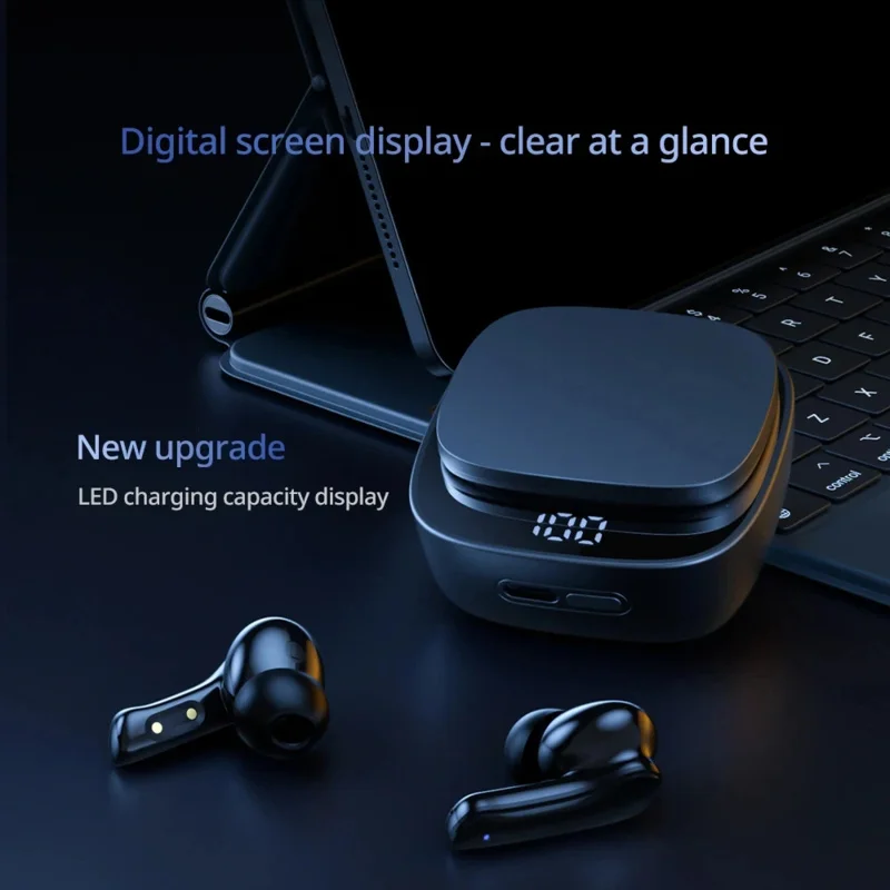 EYOUOBluetooth earphones with deep bass and in ear wireless headphone ENC noise reduction digital display
EYOUOBluetooth earphones with deep bass and in ear wireless headphone ENC noise reduction digital display
