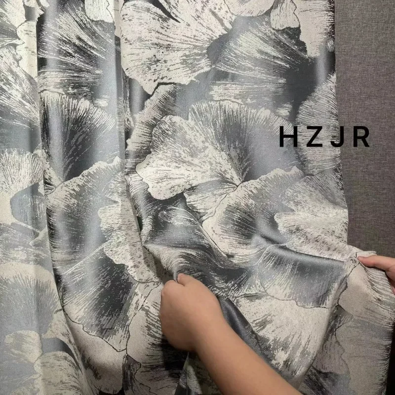 Fashion Gray Ginkgo Leaf Precision Luxury Curtains for Living Room Bedroom Dining Jacquard Window Decor Blackout White Tulle
Fashion Gray Ginkgo Leaf Precision Luxury Curtains for Living Room Bedroom Dining Jacquard Window Decor Blackout White Tulle
