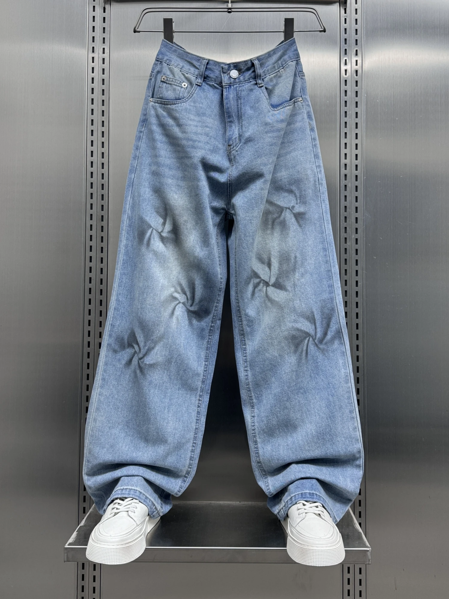 Spring New American Sle Loose Straight Leg Jeans Men's Bell Bot Retro High Slimming Casual Pants Printed Faion Trend
Spring New American Sle Loose Straight Leg Jeans Men's Bell Bot Retro High Slimming Casual Pants Printed Faion Trend