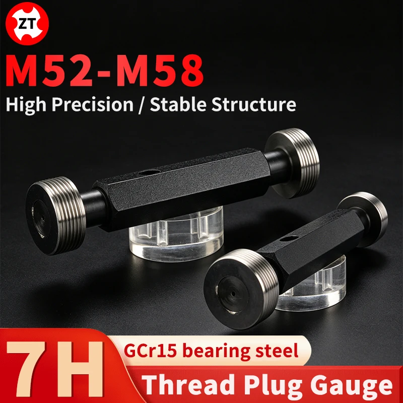 1PCS 7H M52-M58 Steel Metric Fine Thread Plug Gauge Measure Tool M52M53M54M55M56M57M58X0.5/0.75/1.0/1.25/1.5/2.0/3.0/4.0/5.0/5.5
1PCS 7H M52-M58 Steel Metric Fine Thread Plug Gauge Measure Tool M52M53M54M55M56M57M58X0.5/0.75/1.0/1.25/1.5/2.0/3.0/4.0/5.0/5.5