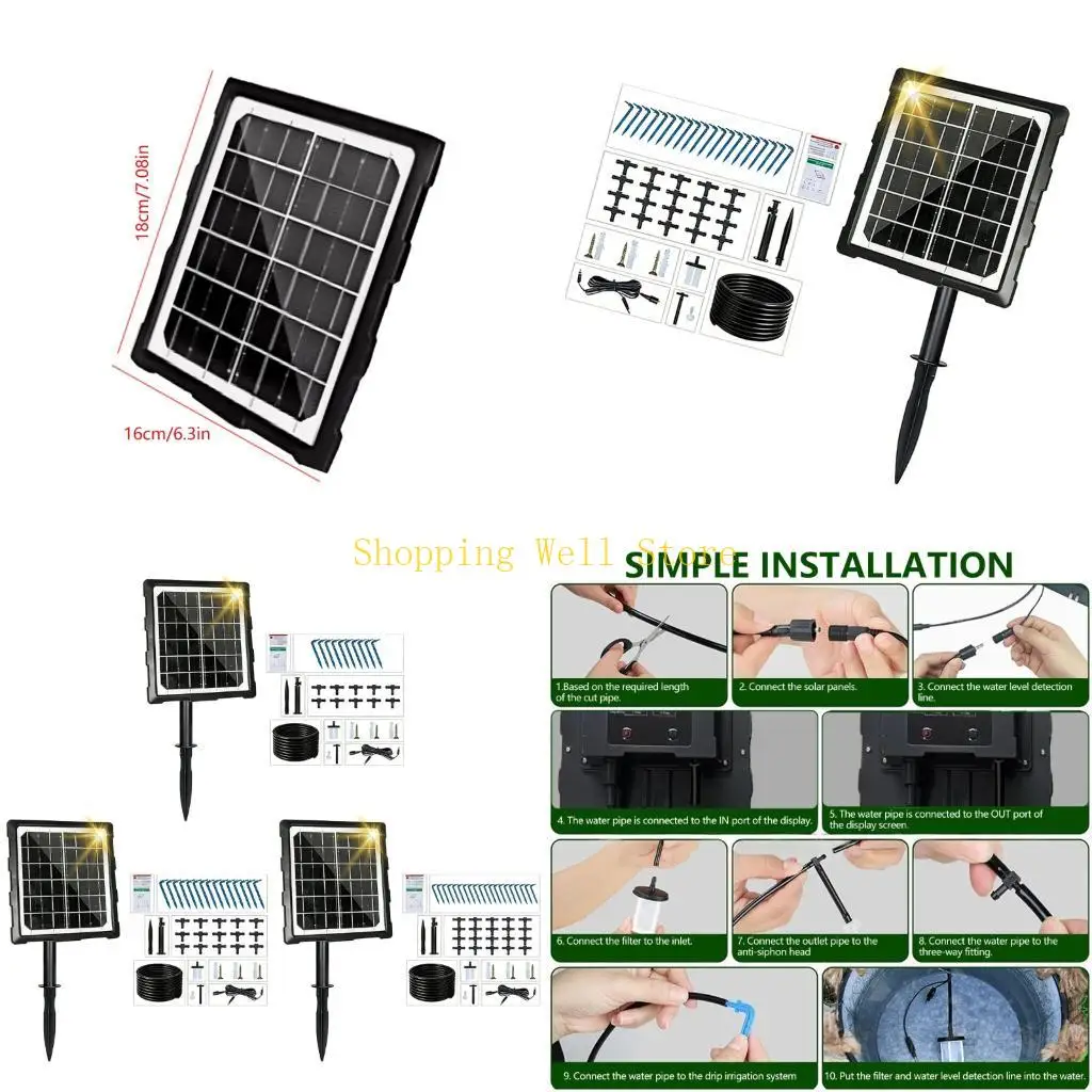 KX4B Solar Plant Irrigation Sprinkler System Adjustable Flows For Balcony Greenhouses
KX4B Solar Plant Irrigation Sprinkler System Adjustable Flows For Balcony Greenhouses