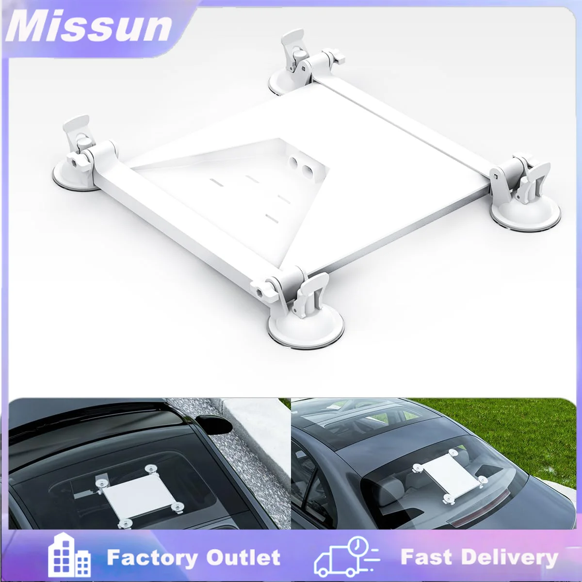 One Bracket 4 Suction Cups For Starlink Mini Sunroof Suction Cup Car Mount Bracket Navigation For Starlink Mini Mounting Kit
One Bracket 4 Suction Cups For Starlink Mini Sunroof Suction Cup Car Mount Bracket Navigation For Starlink Mini Mounting Kit