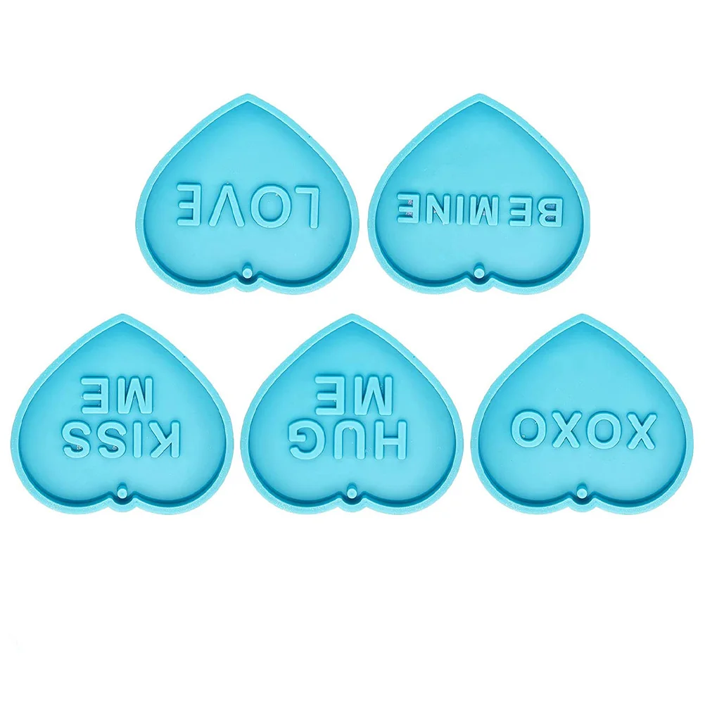 5 Pcs Silicone Molds DIY Epoxy Resin Casting Kits Pendant Ring Keychain Silicone Molds Jewelry Accessories Valentine Gifts
5 Pcs Silicone Molds DIY Epoxy Resin Casting Kits Pendant Ring Keychain Silicone Molds Jewelry Accessories Valentine Gifts