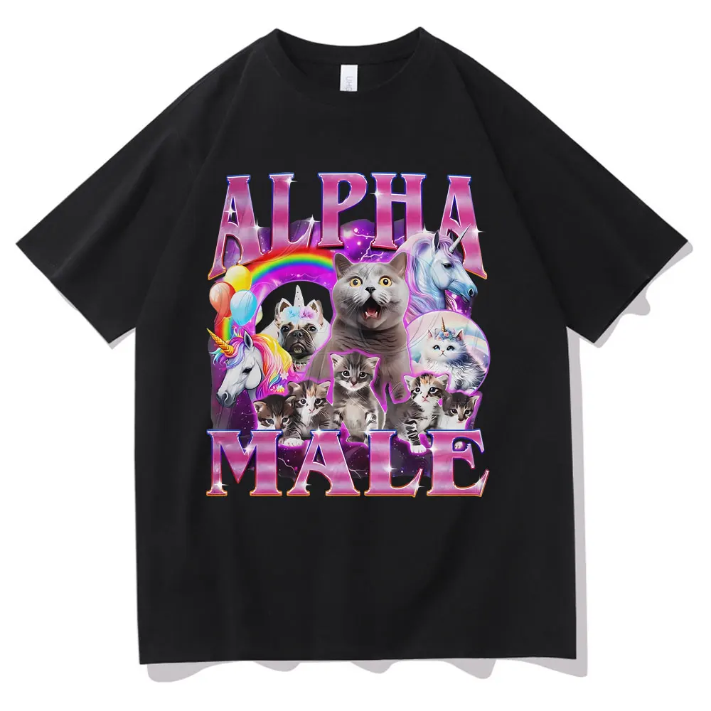Alpha Male Unicorn Cat Lronic Funny Meme T-shirt Men Women Comfort Cotton Oversized T Shirts Men's Fashion Casual Brand T-shirts
Alpha Male Unicorn Cat Lronic Funny Meme T-shirt Men Women Comfort Cotton Oversized T Shirts Men's Fashion Casual Brand T-shirts