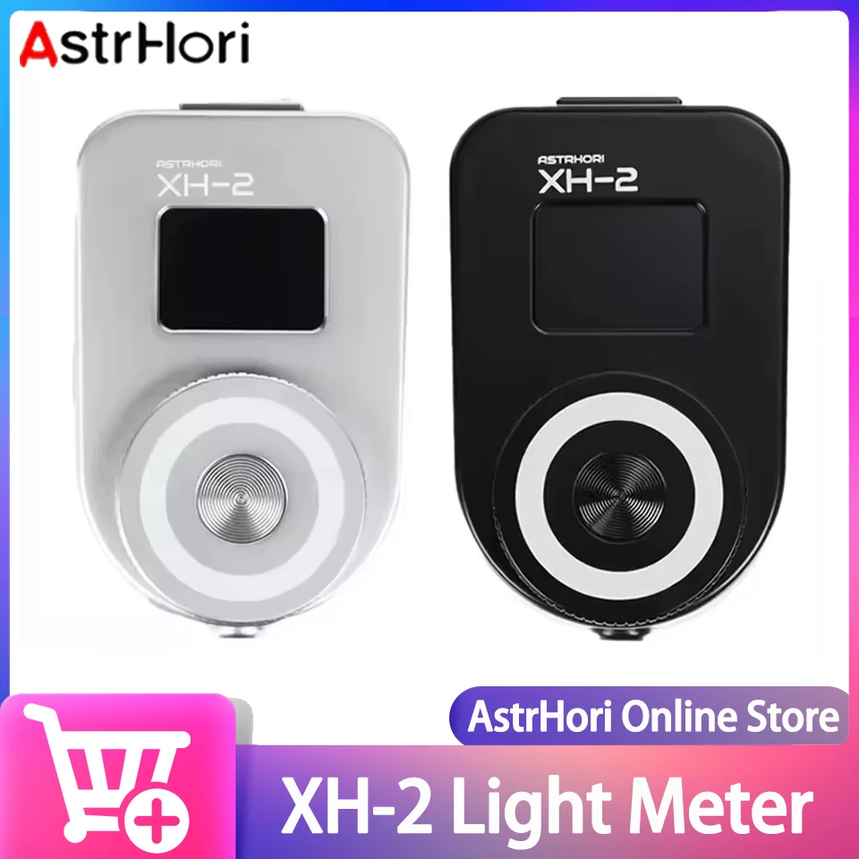 AstrHori XH-2 Light Meter OLED Display Real-time External Camera Light Meter Cold Shoe for Camera Photography Studio
AstrHori XH-2 Light Meter OLED Display Real-time External Camera Light Meter Cold Shoe for Camera Photography Studio