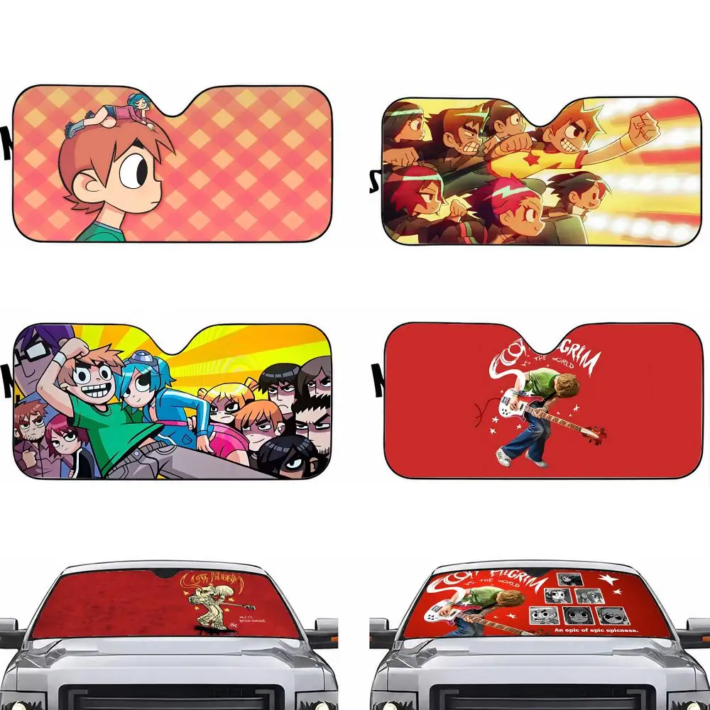 Scott Pilgrim vs. the World Sun Visor Car Windshield Sun Shade UV Protection Foldable Heat Insulation Universal Auto Cover
Scott Pilgrim vs. the World Sun Visor Car Windshield Sun Shade UV Protection Foldable Heat Insulation Universal Auto Cover