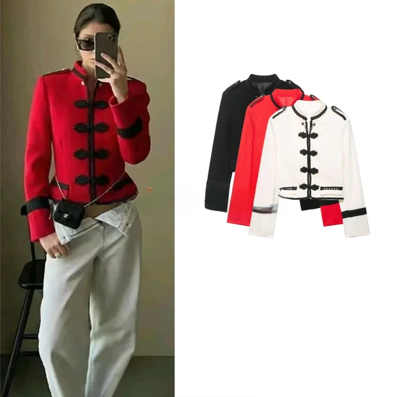 British Style round Neck Long Sleeve Button up Short Coat Spring Summer New Arrival Women's Fashion Retro Versatile Suit Jacket
British Style round Neck Long Sleeve Button up Short Coat Spring Summer New Arrival Women's Fashion Retro Versatile Suit Jacket