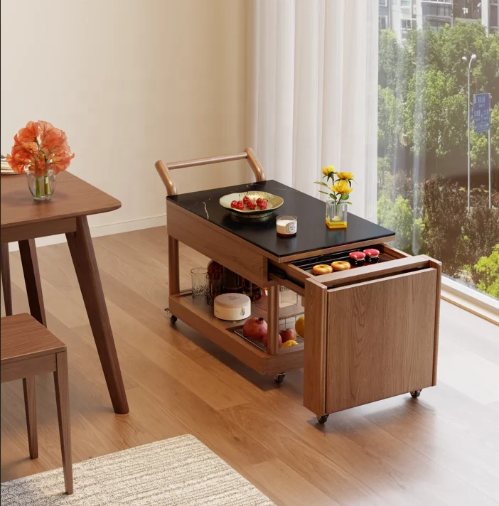 Modern Durable Solid Wood Retractable Coffee Table Swivel Wheel Stone Top Modern Minimalism Design For Living Room
Modern Durable Solid Wood Retractable Coffee Table Swivel Wheel Stone Top Modern Minimalism Design For Living Room