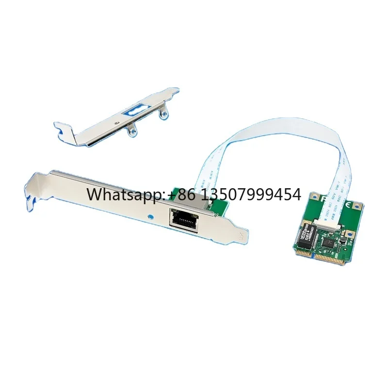 Mini PCI-E RTL8111F Single Port RJ45 Gigabit Ethernet Industrial Network Card in Stock
Mini PCI-E RTL8111F Single Port RJ45 Gigabit Ethernet Industrial Network Card in Stock
